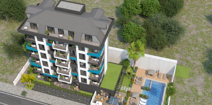 Квартира в Dream Homes Lilya 4+1, Авсаллар, Анталья, Турция №141035