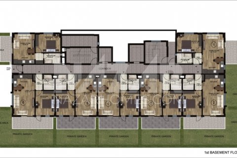 1+1 Lejlighed  i Alanya, Antalya, Tyrkiet Nr. 116730 - 21