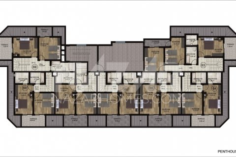 1+1 Lejlighed  i Alanya, Antalya, Tyrkiet Nr. 116730 - 19