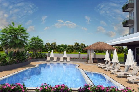 1+1 Lejlighed  i Alanya, Antalya, Tyrkiet Nr. 111715 - 5