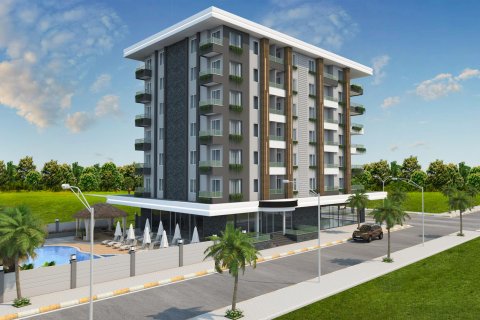1+1 Lejlighed  i Alanya, Antalya, Tyrkiet Nr. 111715 - 2