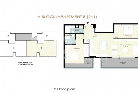 2+1 Leilighet i Alanya, Antalya, Tyrkia Nr. 116656 - 30
