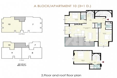 2+1 Leilighet i Alanya, Antalya, Tyrkia Nr. 116656 - 29