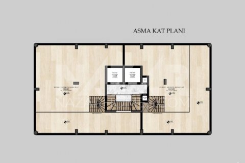 آپارتمان در  Alanya ، ترکیه 1 خوابه ، 50 متر مربع.  شماره 116655 - 25