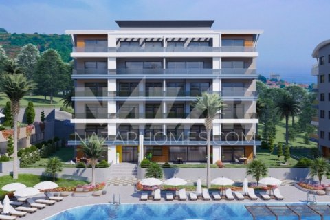 2+1 Lejlighed  i Alanya, Antalya, Tyrkiet Nr. 116759