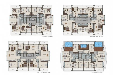 Продажа квартиры  в Аланье, Анталье, Турция 2+1, 118м2, №116759 – фото 21