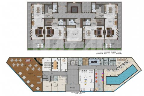 Продажа квартиры  в Аланье, Анталье, Турция 2+1, 118м2, №116759 – фото 19