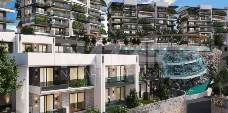 1+1 Leilighet i Alanya, Antalya, Tyrkia Nr. 116762