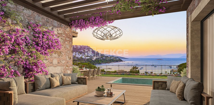 4+1 Villa i Bodrum, Mugla, Turkiet Nr. 190119