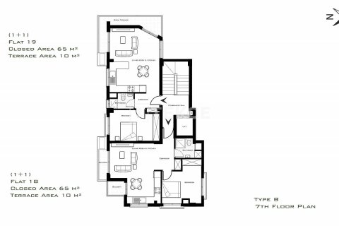 2+1 Wohnung  in Girne,  Nr. 44689 - 23