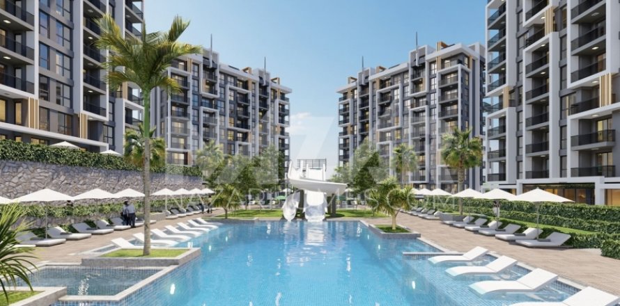 1+1 Lejlighed  i Avsallar, Antalya, Tyrkiet Nr. 116725