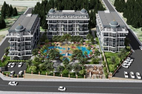 1+1 Lejlighed  i Alanya, Antalya, Tyrkiet Nr. 132343