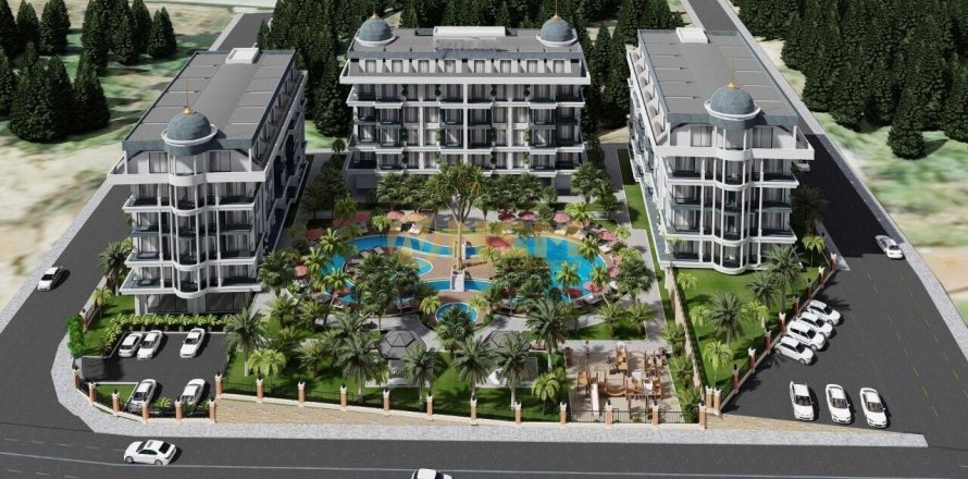 1+1 Wohnung  in Alanya, Antalya, Türkei Nr. 132343