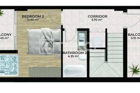 4+1 Villa i Alanya, Antalya, Tyrkia Nr. 60884 - 29