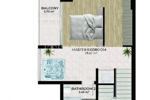 4+1 Villa i Alanya, Antalya, Tyrkia Nr. 60884 - 26