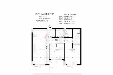 2+1 Wohnung in Aksu, Antalya, Türkei Nr. 193725 - 18