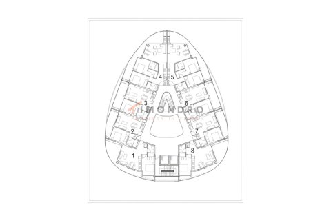 1+1 Lejlighed i Gaziveren, Guzelyurt, Nr. 152496 - 23