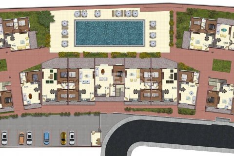 پنت هاس در Girne ، ترکیه 3 خوابه ، 157 متر مربع. شماره 47918 - 20