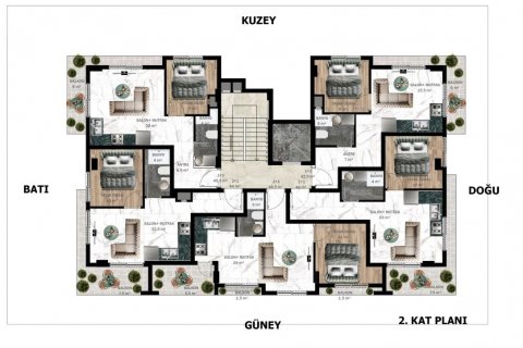 Продажа квартиры  в Аланье, Анталье, Турция 2 комн., 48м2, №112757 – фото 20