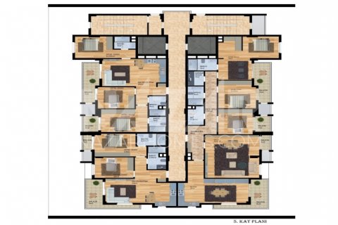 1+1 Lägenhet i Mahmutlar, Antalya, Turkiet Nr. 116519 - 28