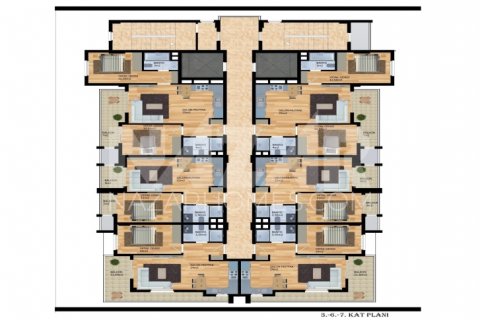 1+1 Lägenhet i Mahmutlar, Antalya, Turkiet Nr. 116519 - 26