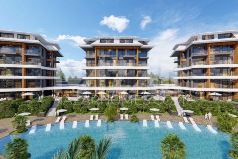 1+1 Leilighet  i Alanya, Antalya, Tyrkia Nr. 116517