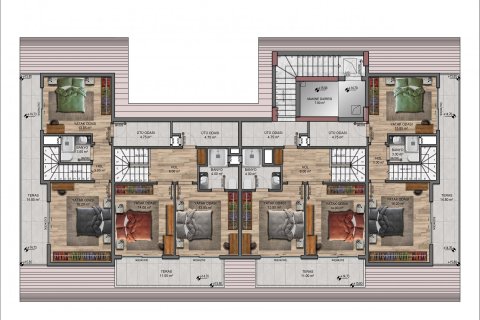 Жилой комплекс JASMINE RESIDENCES  в Окурджаларе, Аланья, Анталья, Турция №115168 – фото 7