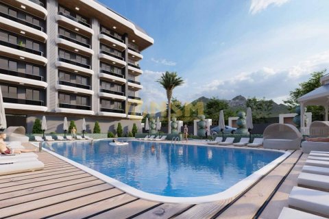 آپارتمان در  Alanya ، ترکیه 1 خوابه ، 50 متر مربع.  شماره 112344