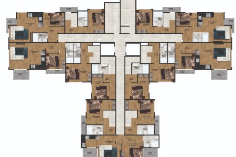 2+1 Lägenhet i Alanya, Antalya, Turkiet Nr. 110949 - 15