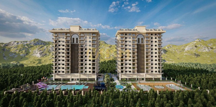 1+1 Lejlighed i Alanya, Antalya, Tyrkiet Nr. 112463