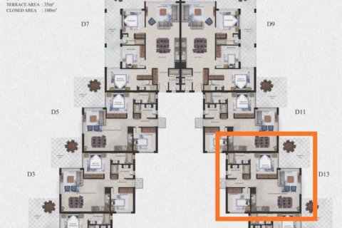 آپارتمان در  Esentepe ، ترکیه 75 متر مربع.  شماره 210600 - 25