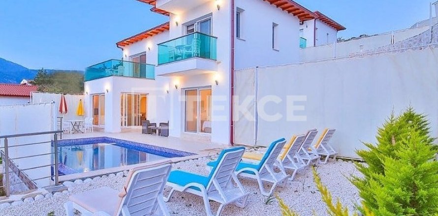 3+1 Villa in Kas, Antalya, Turkey No. 192590