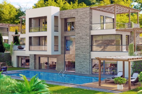 Вилла в The House Residence 3+1, Миляс, Мугла, Турция №116361