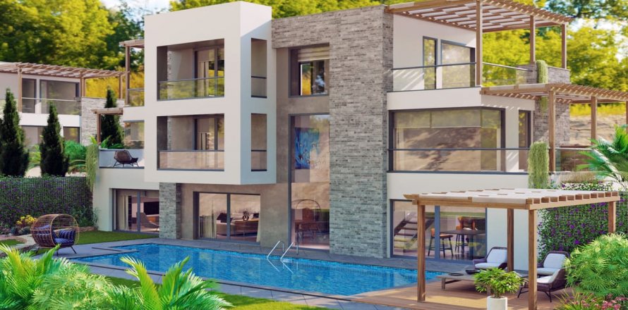 3+1 Villa in The House Residence, Milas, Mugla, Turkey No. 116361