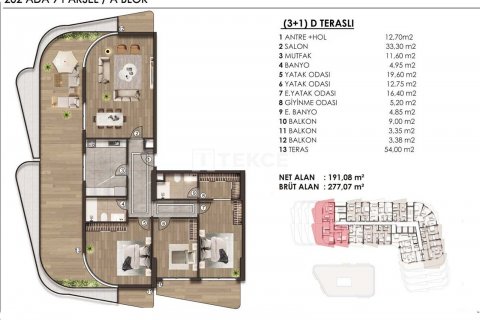 Продажа квартиры в Бююкчекмедже, Стамбуле, Турция 2+1, 116м2, №149867 – фото 26