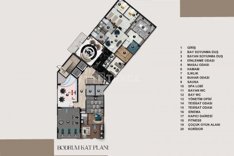 Продажа пентхауса  в Аланье, Анталье, Турция 5+1, 339м2, №184495 – фото 27