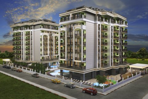 1+1 Lägenhet  i Alanya, Antalya, Turkiet Nr. 153444
