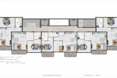 Daire  1+1  Alanya, Antalya, Türkiye №116569 - 20