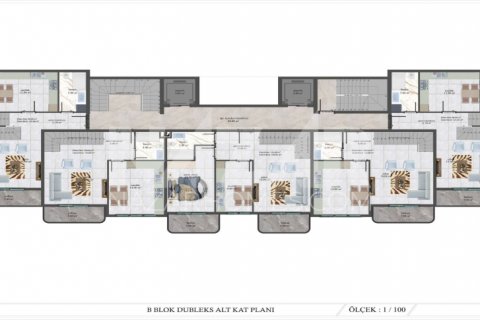 Daire  1+1  Alanya, Antalya, Türkiye №116569 - 21