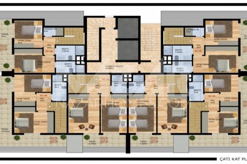 1+1 Lägenhet  i Mahmutlar, Antalya, Turkiet Nr. 116537 - 17