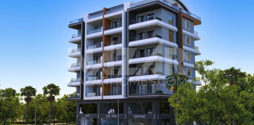 1+1 Lägenhet  i Mahmutlar, Antalya, Turkiet Nr. 116537