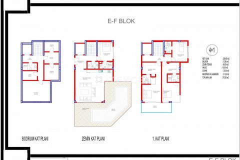 4+2 Villa  in Alanya, Antalya, Türkei Nr. 44049 - 2