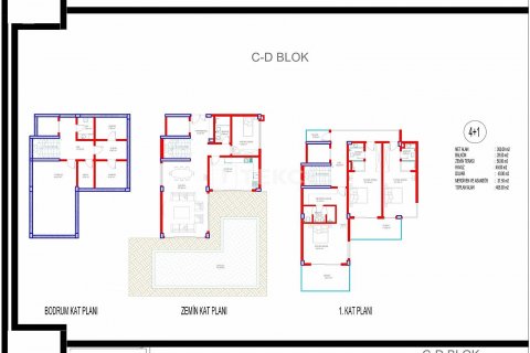 4+2 Villa  in Alanya, Antalya, Türkei Nr. 44049 - 3