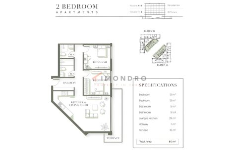 2+1 Leilighet  i Girne,  Nr. 151899 - 11
