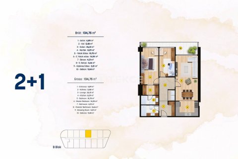 1+1 Leilighet i Beylikduezue, Istanbul, Tyrkia Nr. 59859 - 28