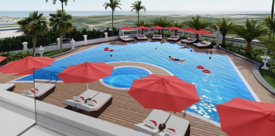 1+1 Leilighet i Travok Tower, Mahmutlar, Antalya, Tyrkia Nr. 147530