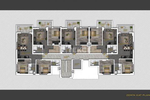 2+1 Leilighet i Alanya, Antalya, Tyrkia Nr. 82395 - 3