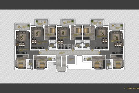 2+1 Leilighet i Alanya, Antalya, Tyrkia Nr. 82395 - 2