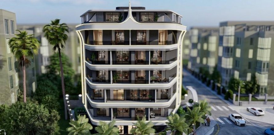 Lejlighed i Alanya, Antalya, Tyrkiet Nr. 118808