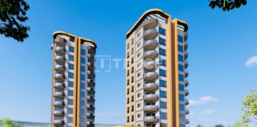 2+1 Lejlighed i Erdemli, Mersin, Tyrkiet Nr. 211598